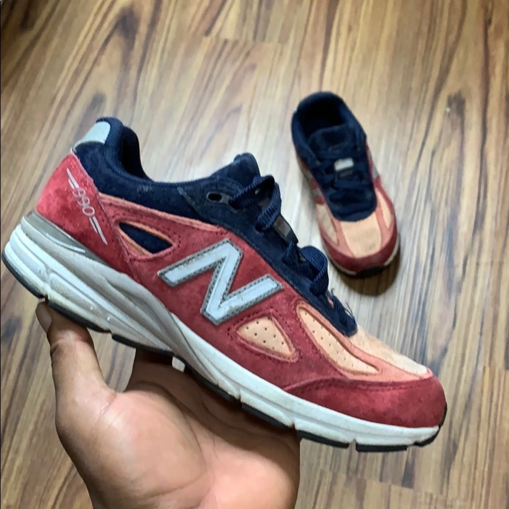 New Balance 990v4 Copper Rose Kids